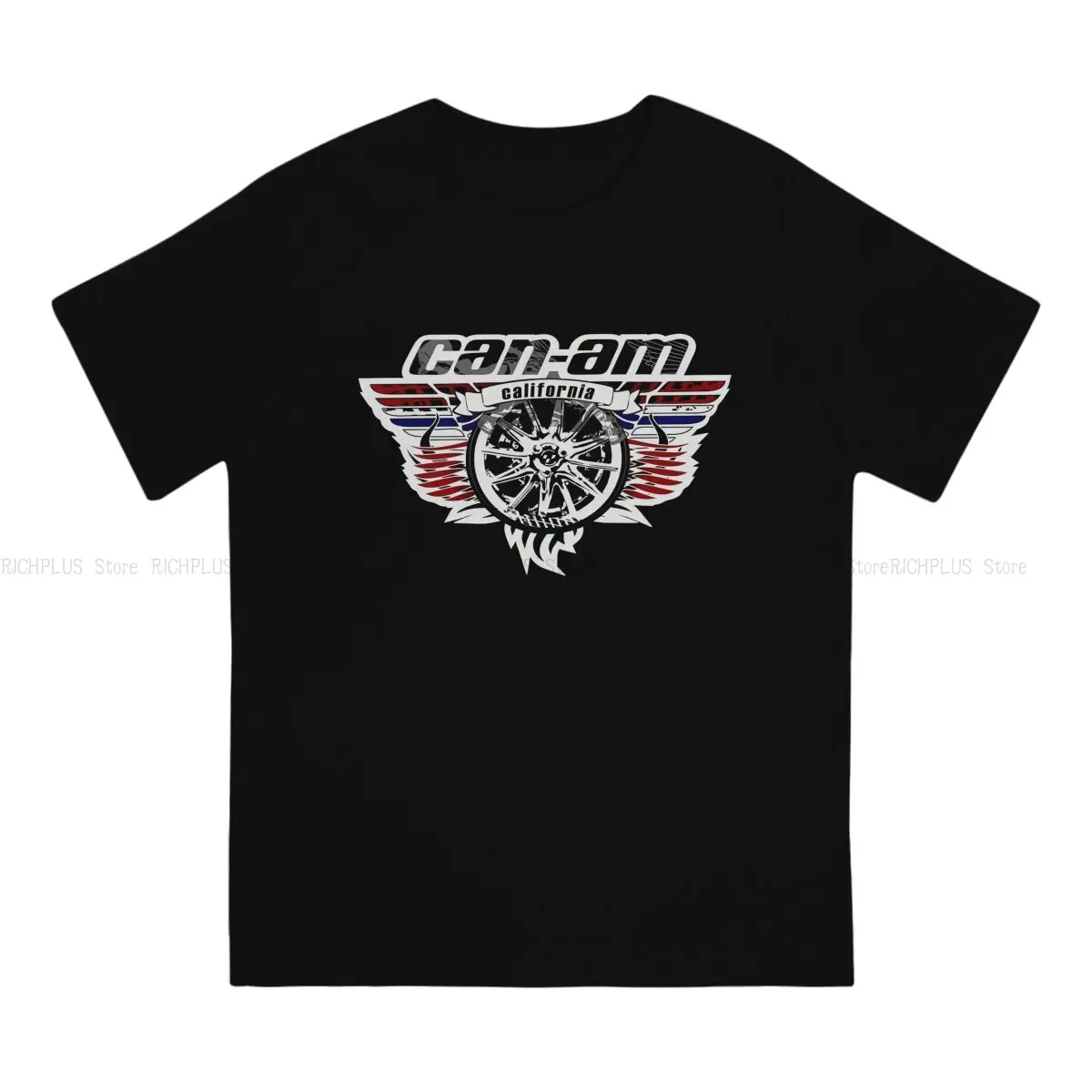 BRP Can-Am Men's TShirt Vintage Distinctive Polyester T Shirt Harajuku Sweatshirts New Trend