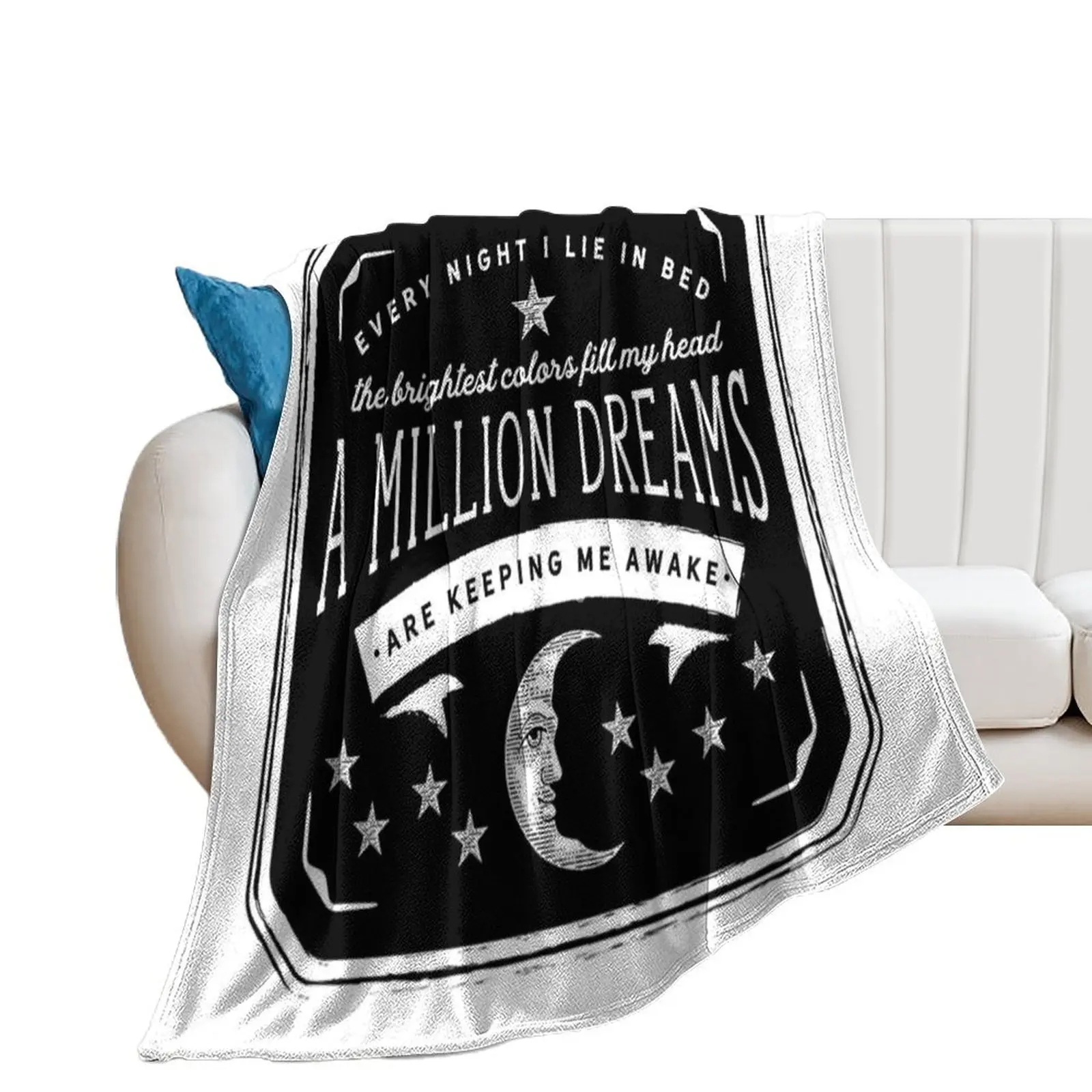 A Million Dreams (The Greatest Showman) Throw Blanket Hairys Custom halloween Blankets