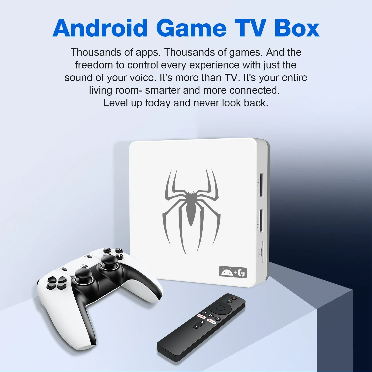 G5 8K 3D video game Consoles 64GB 2.4G Wireless controller android 14 Retro classic game console 25000+ games