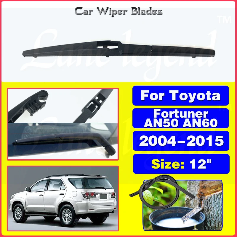 

For Toyota Fortuner AN50 AN60 2004-2015 12" Rear Windshield Windscreen Washer Wiper Blade Car Accessories Accsesories 2013 2014