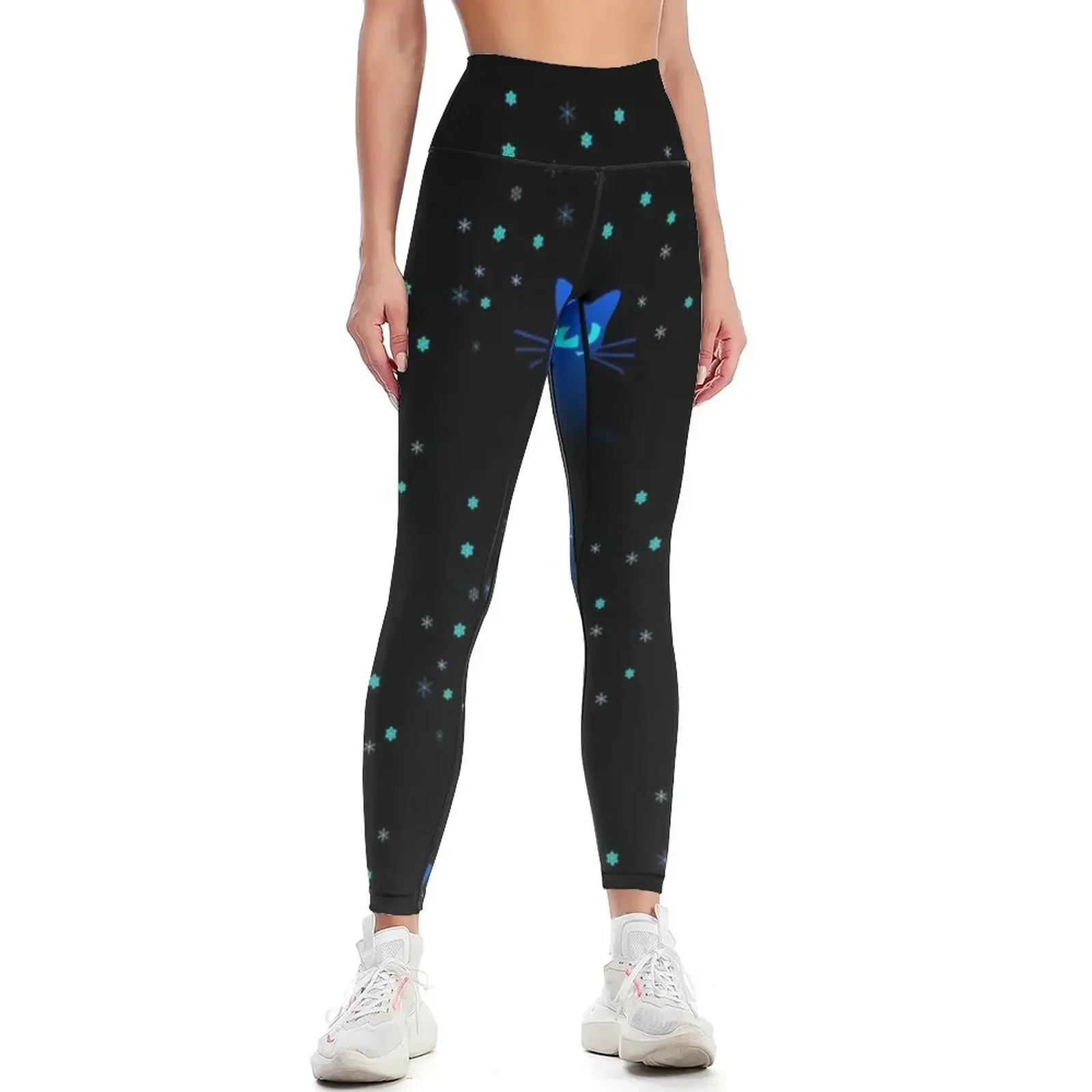 

Glow in the Dark Cat Leggings flared exercise clothing for sports shirts gym Women's sports pants Womens Leggings