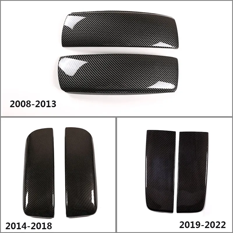 For BMW X5 X6 E70 E71 F15 F16 G05 G06 08-22 ABS Carbon Fiber Car Armrest box Stowing Tidying Cover Trim Stickers Car Accessories