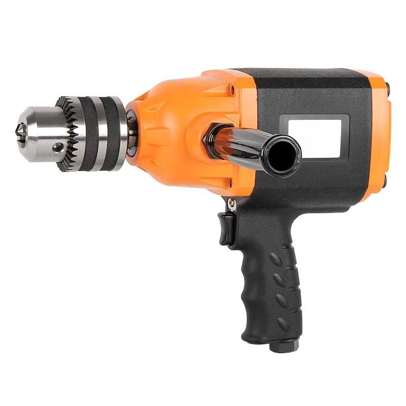 Pistol type heavy duty low speed 16mm high torque pneumatic drill for sheet metal drilling