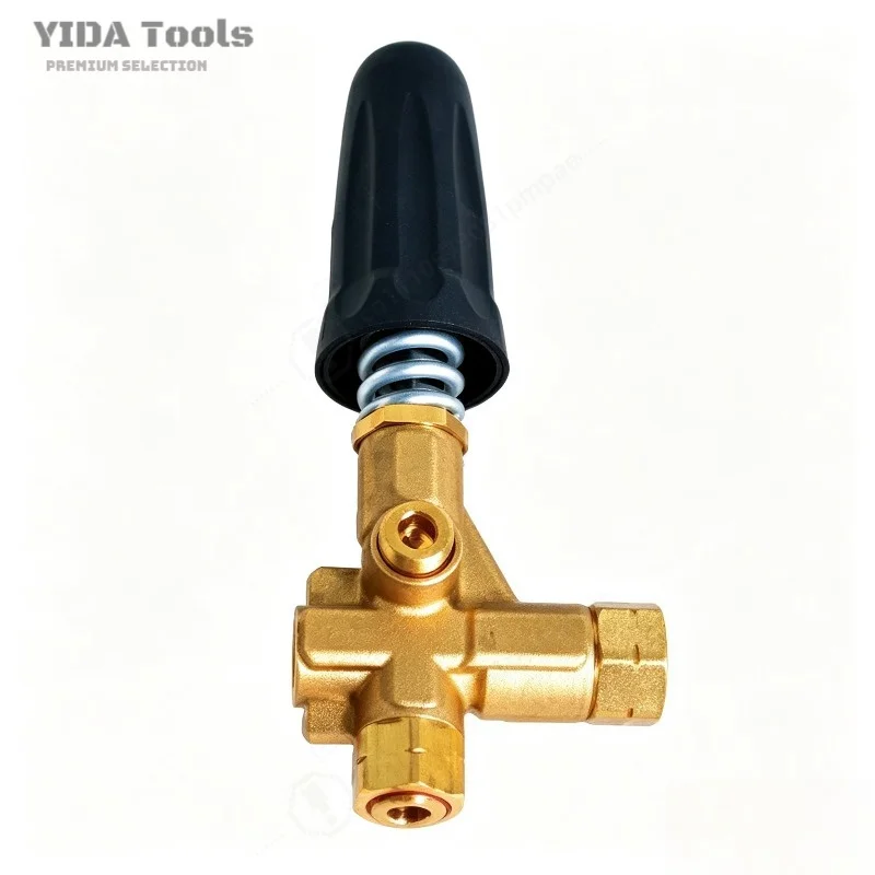 High Pressure Washer Pressure Regulator Valve 310 Bar Brass Pump Head Relief Valve For Car Wash