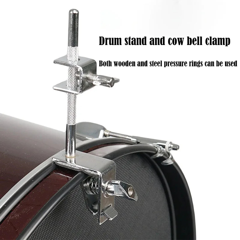 Cowbell Clip Drum Kit Professional Accessories Bottom Drum Expansion Cowbell Clip Percussion Instruments Drum Accessories