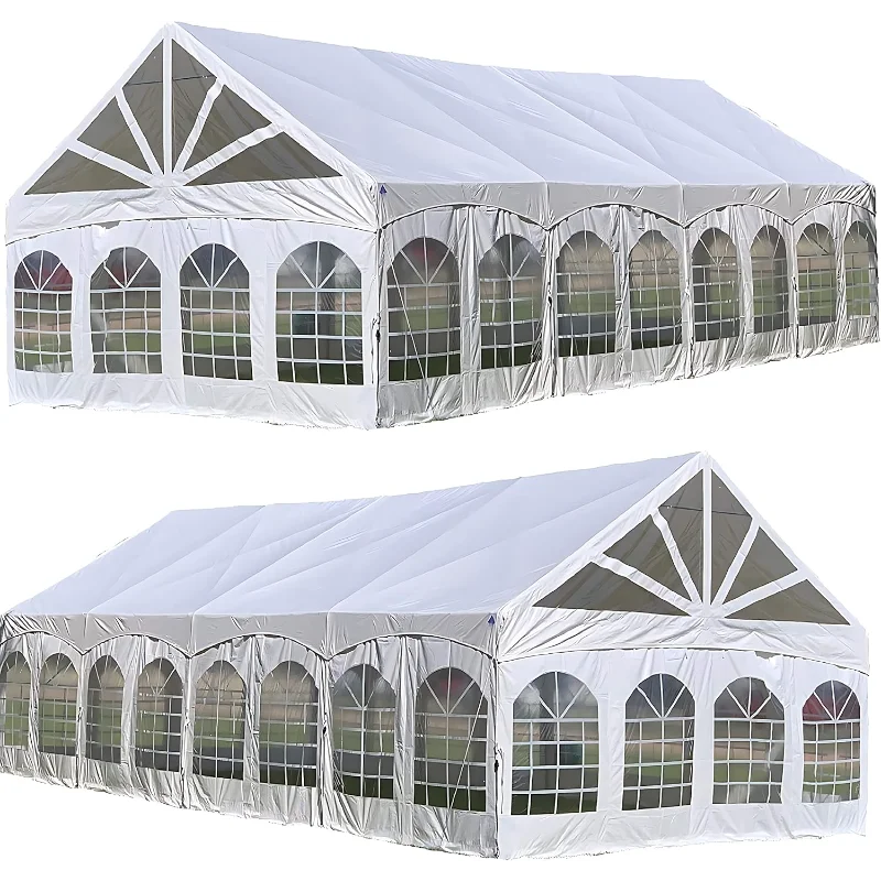 

DELTA 40'x20' PVC Marquee Tents for Parties, Large Party Tent, Outdoor Wedding Tent, Heavy Duty Fire Retardard Waterproof Canopy
