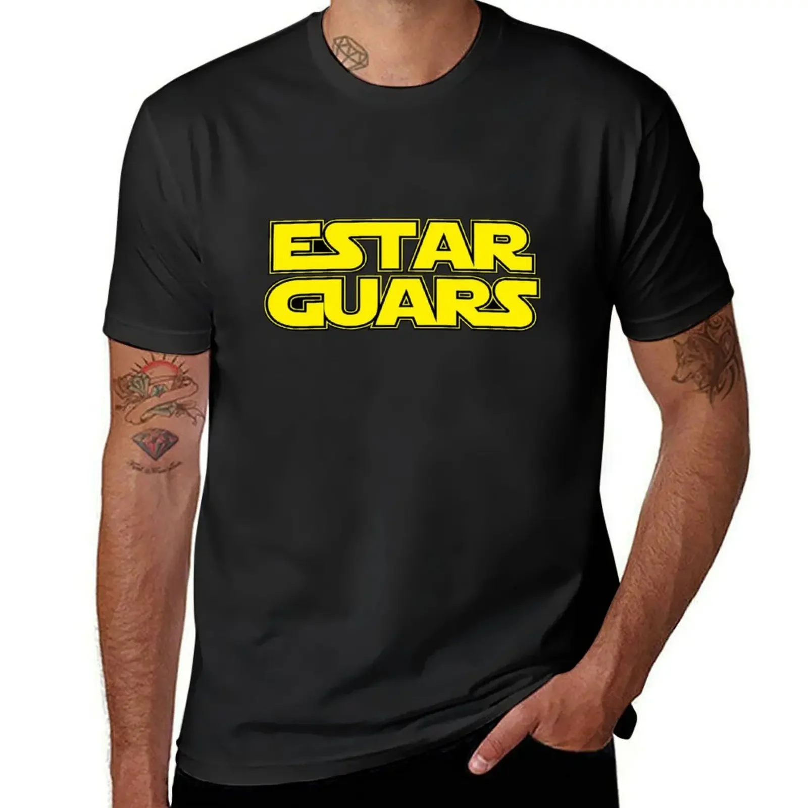 

estar guars T-Shirt plus sizes blacks fruit of the loom mens t shirts