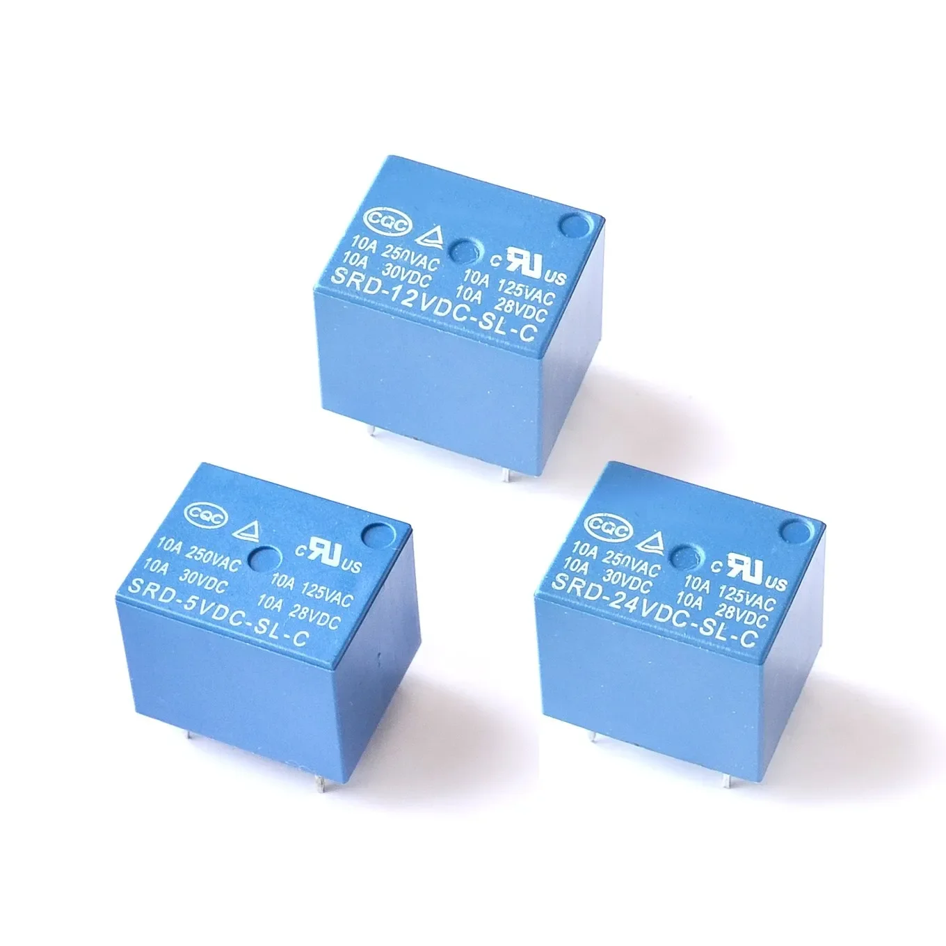 

5PCS/lot Relays SRD-05VDC-SL-C SRD-12VDC-SL-C SRD-24VDC-SL-C 5V 12V 24V 10A 250VAC 5PIN T73