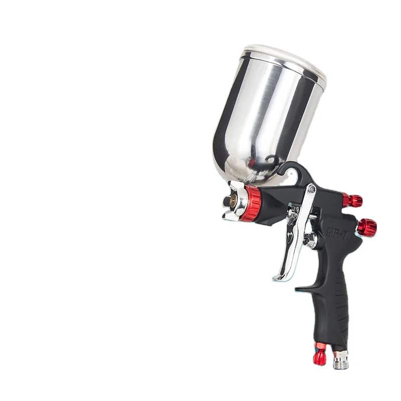 HighW71 High Quality Eco-Friendly HVLP Air Spray Gun 1.3mm 400ML Capacity Painting Tool Pistola De Pintar