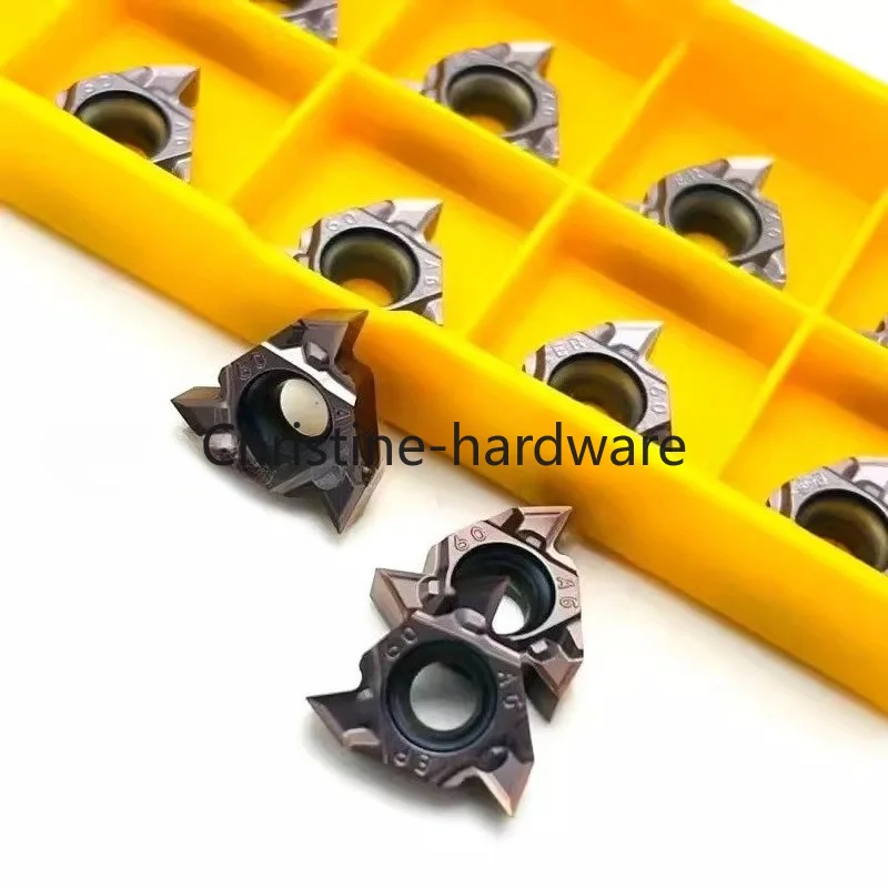 10 pieces MMT16ER AG60-S VP15TF MMT16IR carbide insert MMT 16ER AG60-S 16IR for high quality CNC universal thread lathe tools