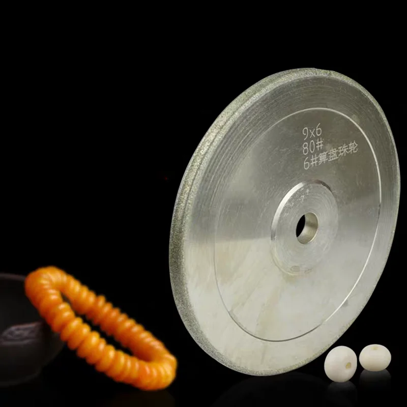 Custom Diamond Abacus Bead Forming Wheel Abrasive Spacer Bead Profiling Wheels for Jade Agate Amber Gemstones