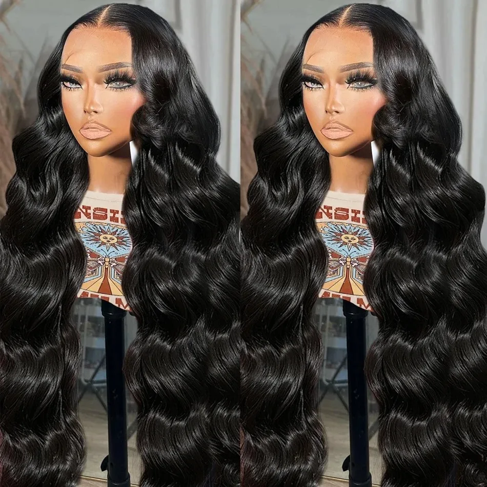 

30 Inch Body Wave HD Transparent Lace Front Human Hair Wigs Brazilian 13x4 Frontal Wig For Women