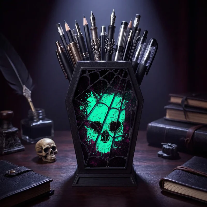 suporte-para-canetas-em-formato-de-caixao-com-estampa-de-teia-de-aranha-e-caveira-verde-neon-organizador-gotico-de-halloween-presente-para-armazenamento-de-papelaria-em-casa-ou-escritorio-com-tema-de-bruxaria