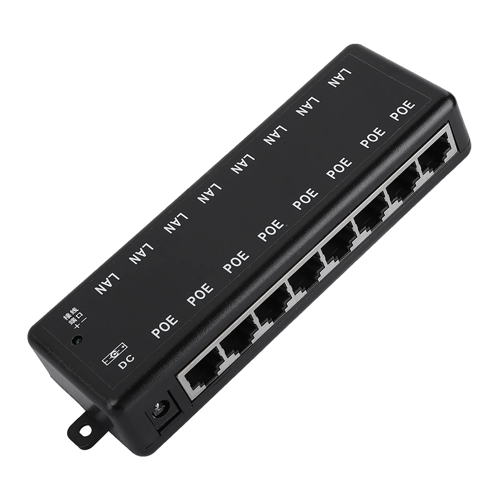 ZK30 DC12V‐48V 8 интерфейсов Пассивный адаптер PoE Power Over Ethernet Модуль питания POE Инжектор