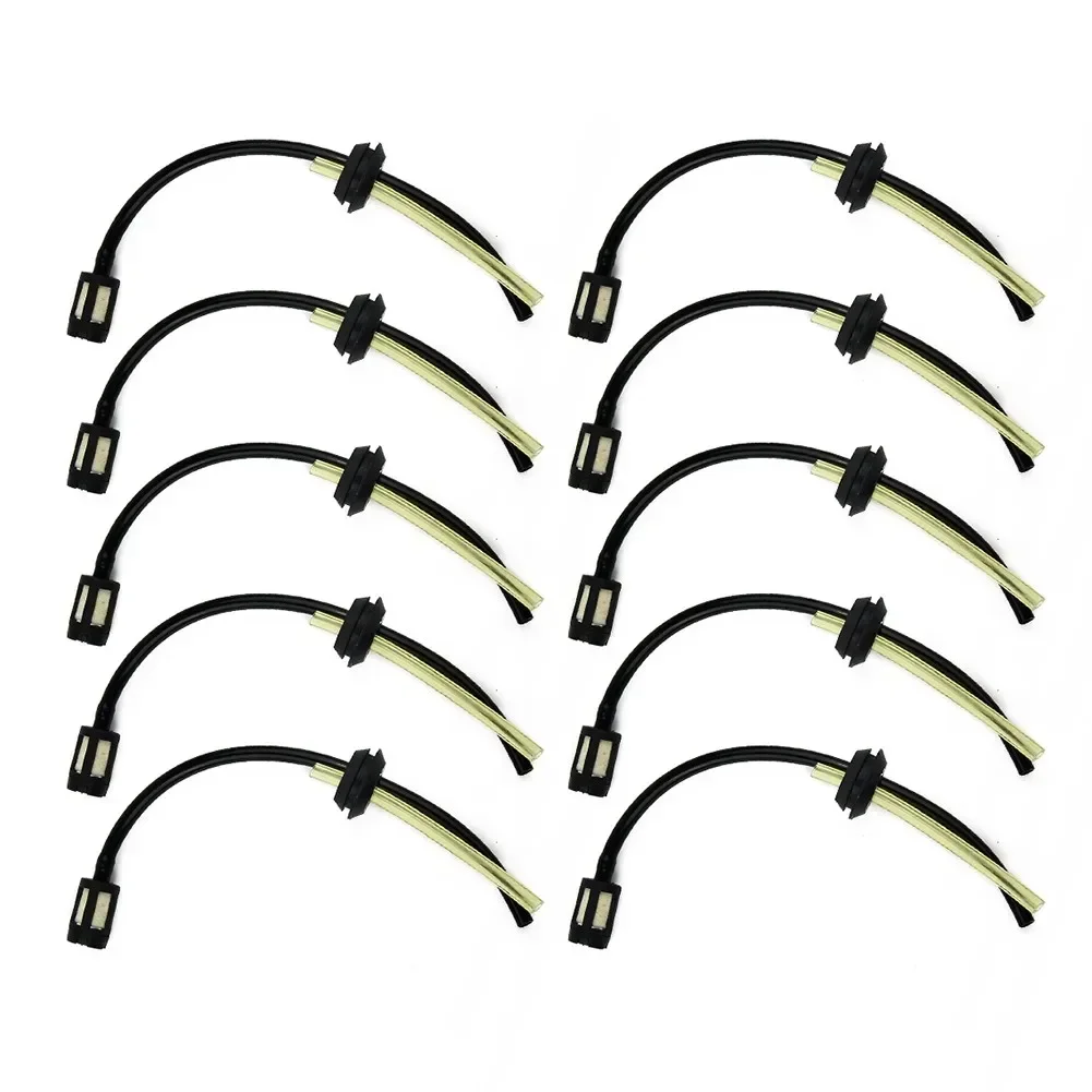 Replacement Fuel Line Kit Assembly Parts 10 Pcs/set Hose Pipe Filter Brush Cutter Lawn Mower Garden Plastic Rubber