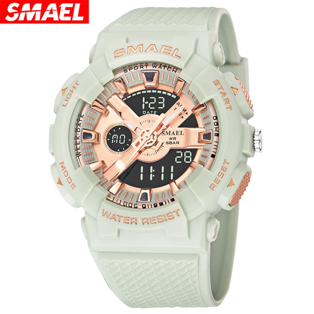 Smael digital watch - student outdoor sports waterproof mechanical electronic digital display watch
