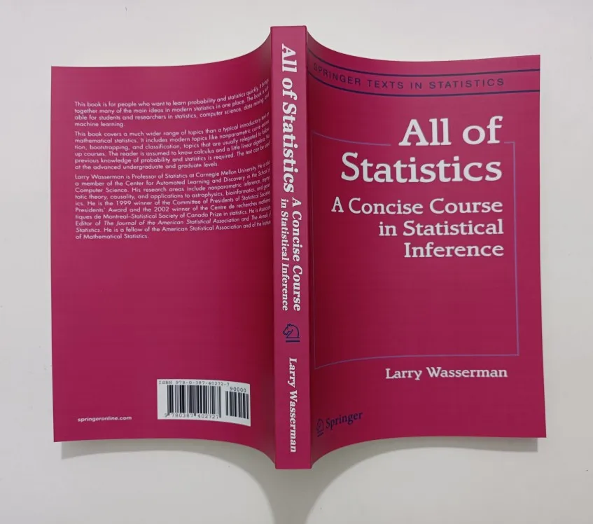 All Of Statistics: A Concise Course In Statistical Inference