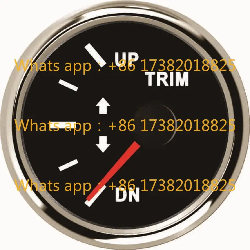 52Mm Pointer Balance Chart 9-32V Steamer Yacht Speedboat Modified Marine Instrument with Backlight
