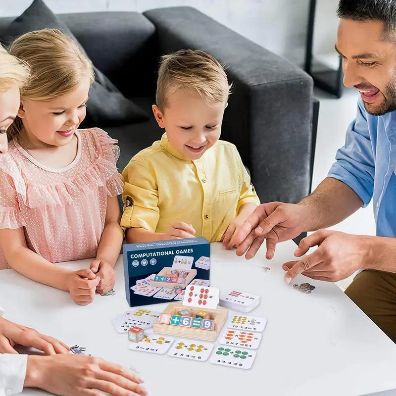 Montessori matemática brinquedos cartões coloridos girando carta rotativa quebra-cabeça colorido número matemática blocos para crianças pré-escolar educacional