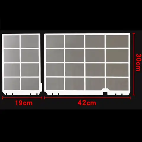 For Toshiba Air Conditioner filter Left19x30cm / Right 42x30CM Filter dust screen parts