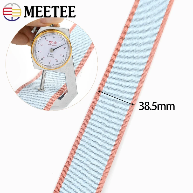 

2-5M 38mm Bias Webbing Straps Belt Sling Nylon Bag Strap Clothes Dog Collar Decorative Ribbons Band Trims DIY Sewing Accessories