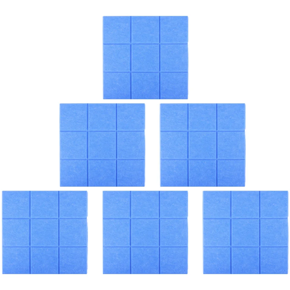 

Felt Wall Stickers Soundproof Panels Acoustic Insulation 9 Blocks Easy Office Studio Sound Absorbing Wall Decor