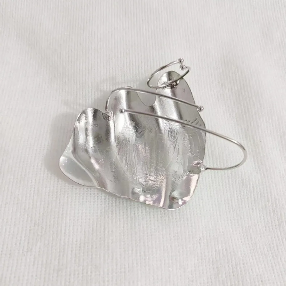 Irregular Design Knuckle Ring Minimalist Style Unique Pattern Pleated Ring Delicate Texture Exquisite Craftsmanship Joint Ring