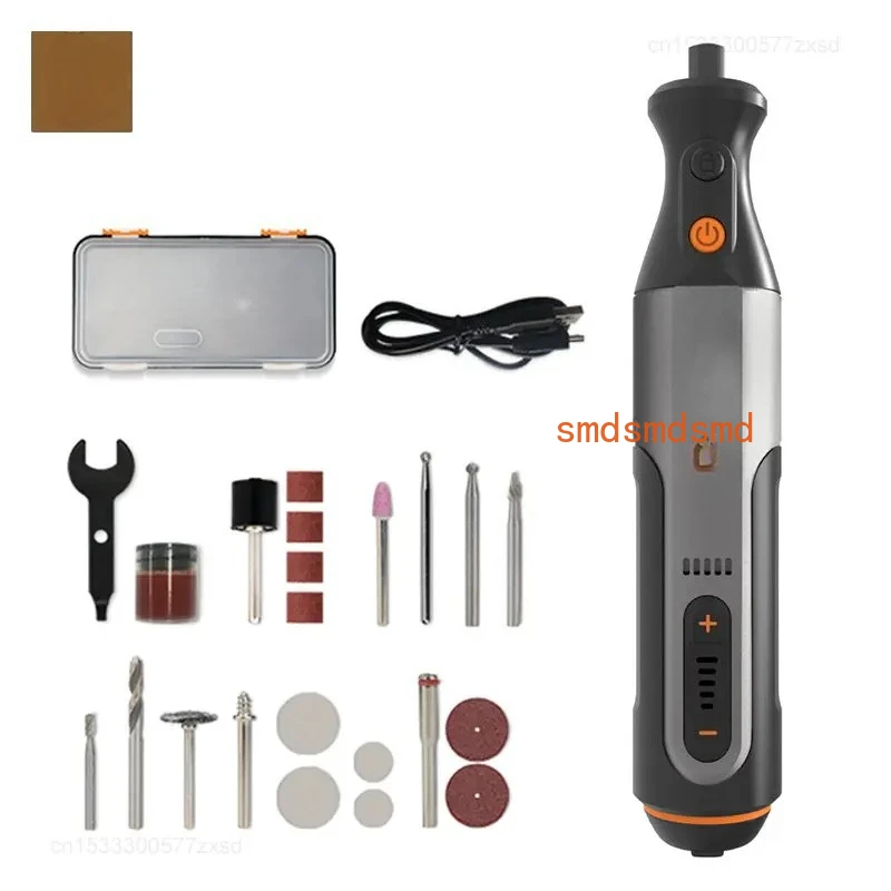 8V Rotary Tool WX106 Cordless Mini Drill Engraving Grinding Polishing Machine USB Charger Variable Speed Power Tools Set