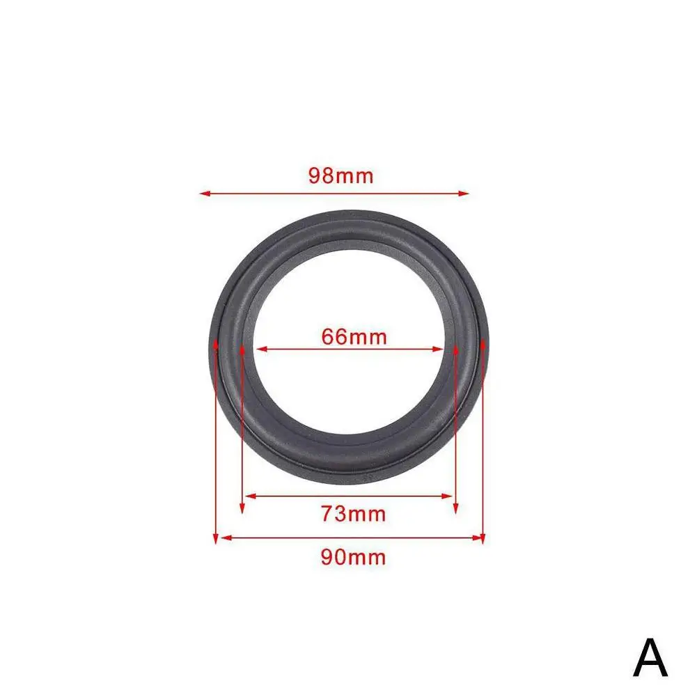 Kit Di Riparazione Per Altoparlanti – 2 Bordi In Gomma Flessibile Per Woofer Da 12 Pollici (30,5cm) Per Sostituzione Schiuma
