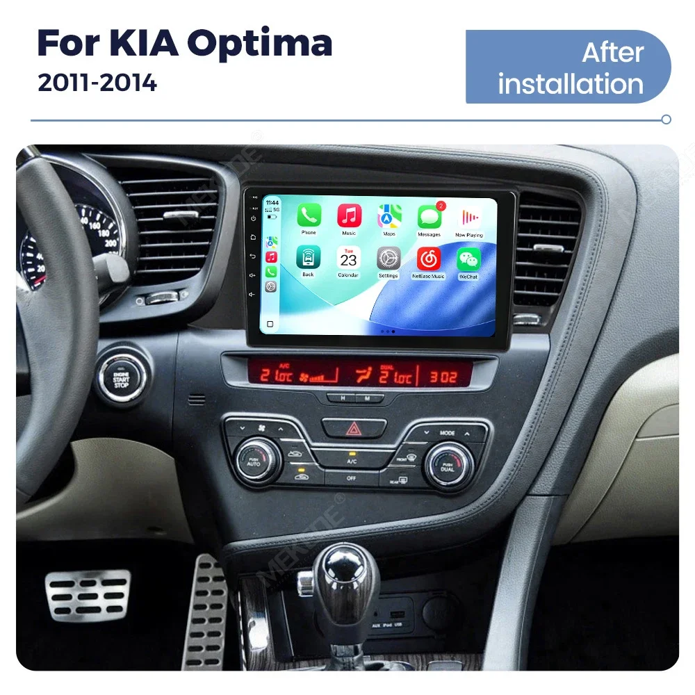2 Din Car Radio Stereo for Kia K5 Optima 2011-2015 Carplay Android Auto Display Multi-media Player Dual USB Autoradio Head Unit