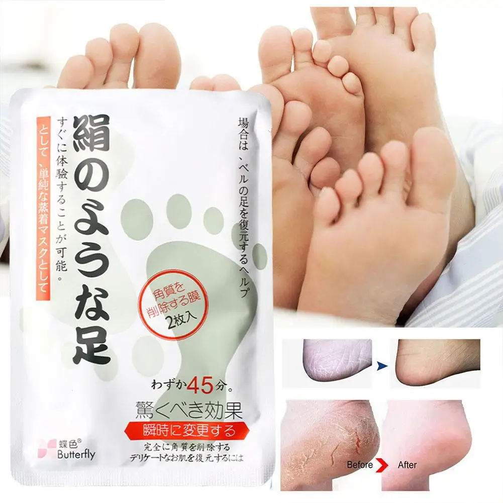 E Vera-Masque de peeling pour les pieds, exexpecant, talons, callosités, poignées de bien-être, peau de bœuf, peeling d'hydratation, beauté, masque de pédicure, Repa E2N7, rentabilité