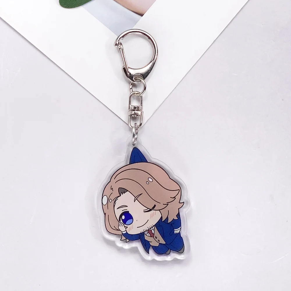 شخصيات أنيمي Hetalia مضحك لطيف الاكريليك سيارة المفاتيح اكسسوارات حقيبة سحر الإبداعية على ظهره قلادة كيرينغ هدايا لمحبي #6