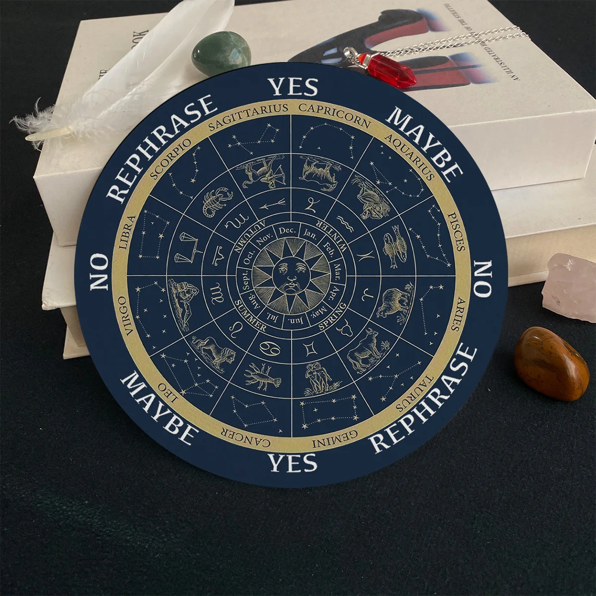 Creative Star Arrangement Pad For Astrological Charts Divination Pad Witch Pendulum Ritual Mat A Gift From An Astrologer