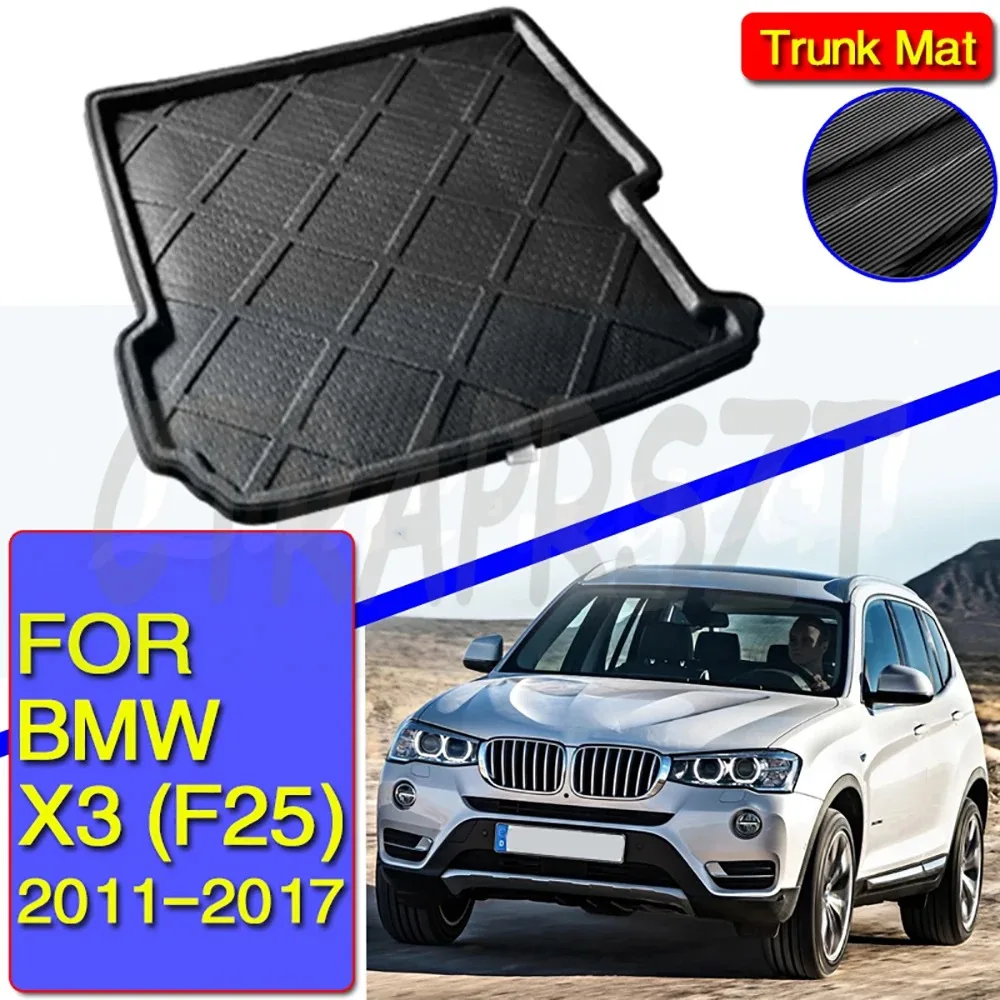 

Car Boot Mats For BMW X3 F25 2011 - 2017 Waterproof Carpet Muds Car Trunk Mats Storage Pads Auto Interior Accessories