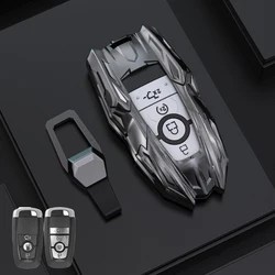 2/3/4/5 Buttons Car Key Case Cover for Ford Fusion Mustang Explorer F150 F250 F350 EcoSport Edge S-MAX Ranger Lincoln Mondeo