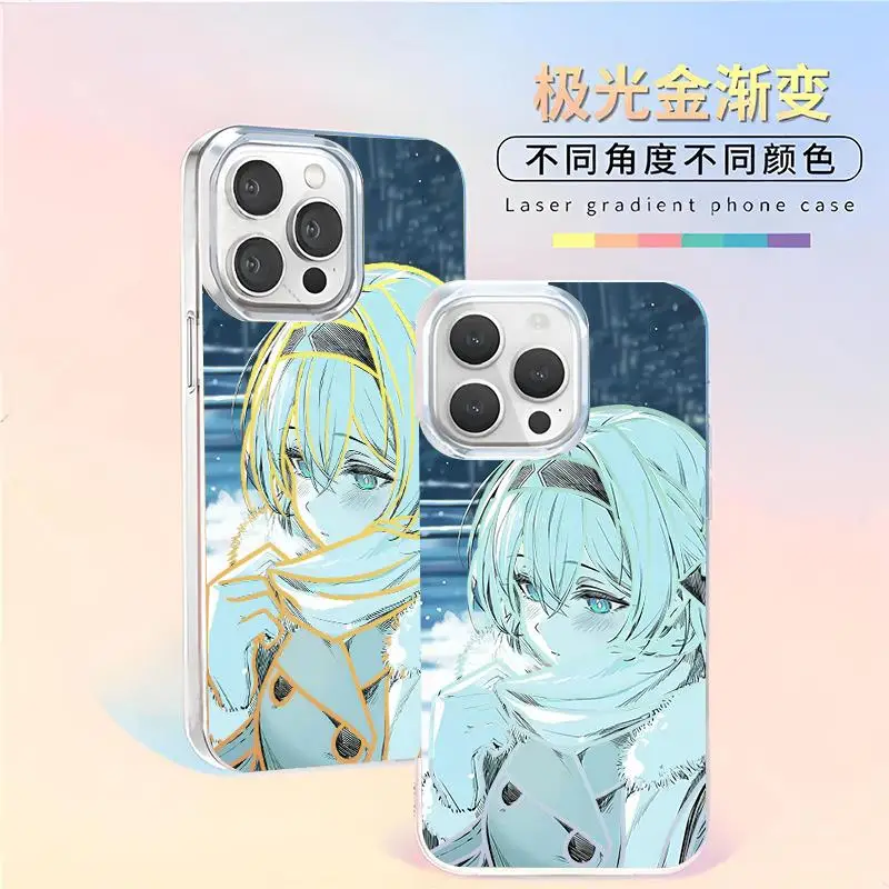 

Милый чехол для телефона с мультяшной девочкой-светлячком для iPhone 11 12 13 14 15 16 17 Pro Max Air Plus 17Pro Honkai Star Rail, противоударный чехол