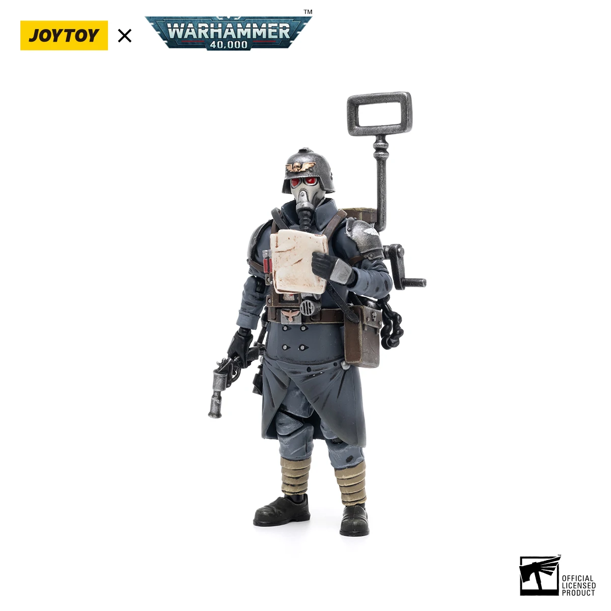 JOYTOY Warhammer 40K action figure 1/18 Astra Militarum Death Korps of Krieg Veteran Squad Guardsman Communications Specialist figures Toys