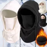 Winter Thermal Fleece Balaclava Scarf Outdoor Sports Ski Face Mask Neck Warmer Snood Hood Hat Windproof Cold Warm Riding Cap