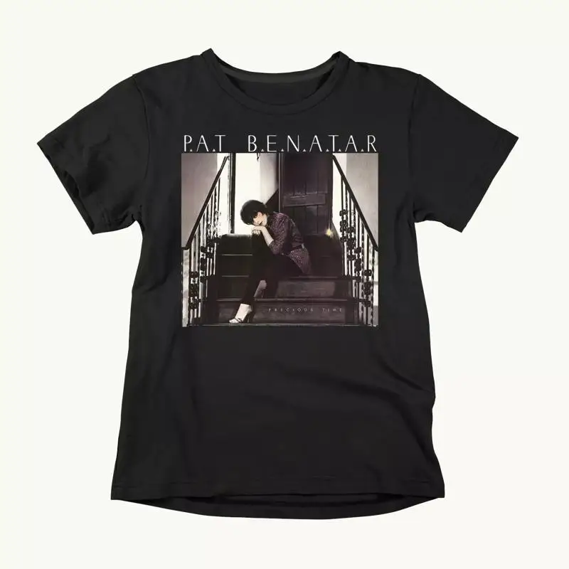 Pat Benatar Precious Time Album Cotton Black S 234Xl T Shirt C533