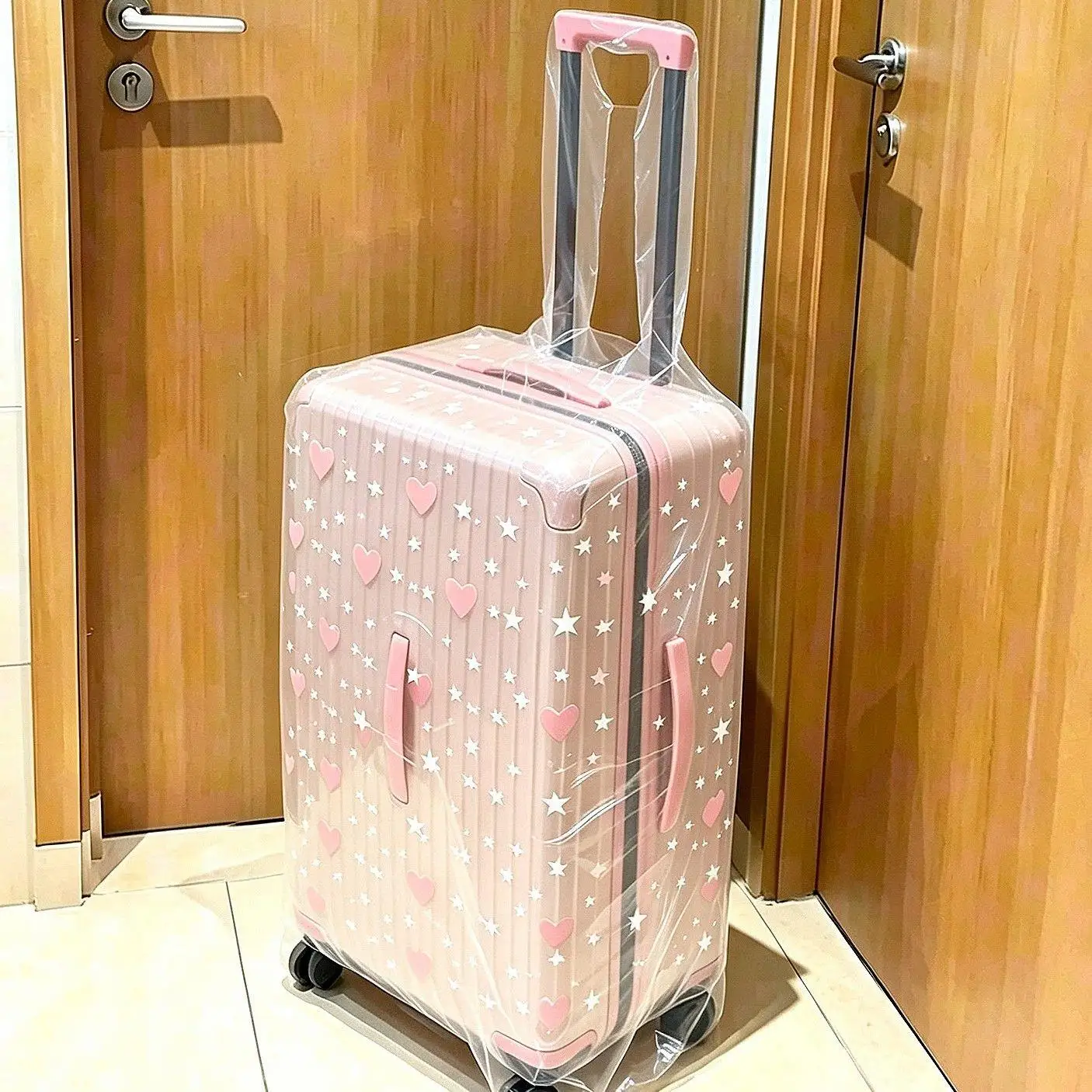 Thickened Protective Cover for Luggage Transparent All-Inclusive Waterproof Dustproof Bag for Carry-On Suitcase Travel Bag Ac...