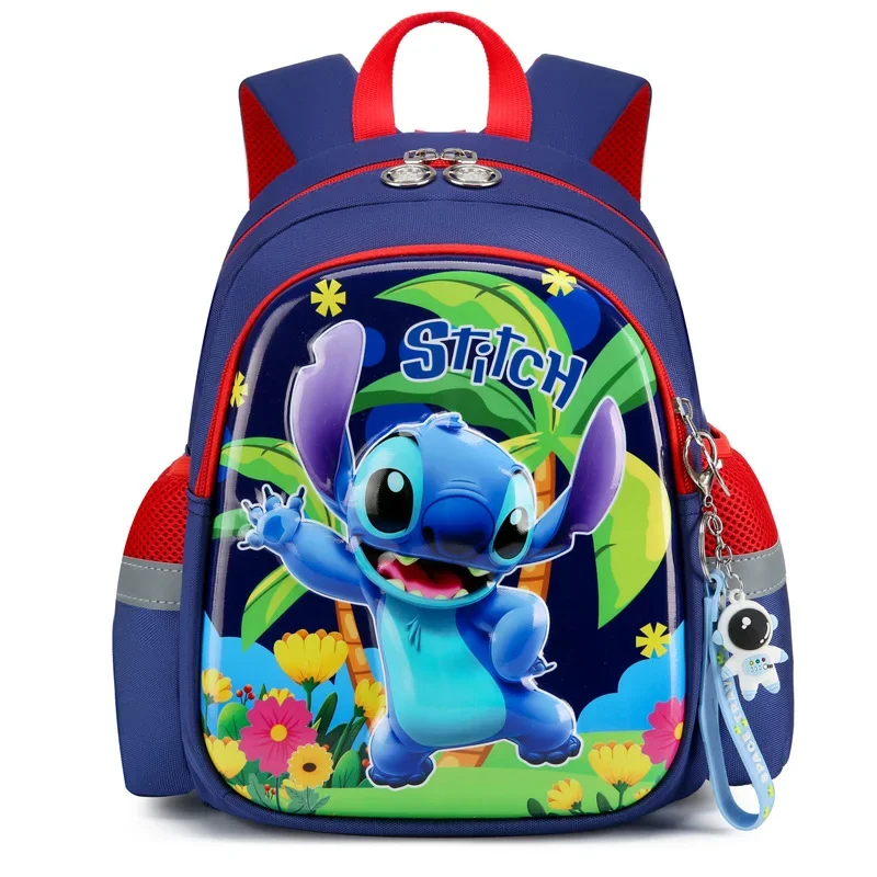 Disney-mochila escolar de dibujos animados para niños, mochila impermeable, ligera y de gran capacidad, nueva puntada