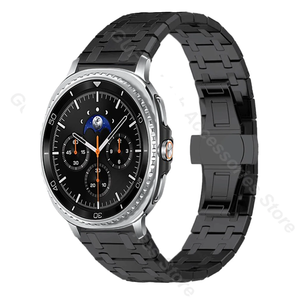 No Gaps Stainless Steel Band for Samsung Galaxy Watch 8/8classic Metal Luxury Bracelet For SAMSUNG Galaxy Ultra 2025 Men Straps image 3