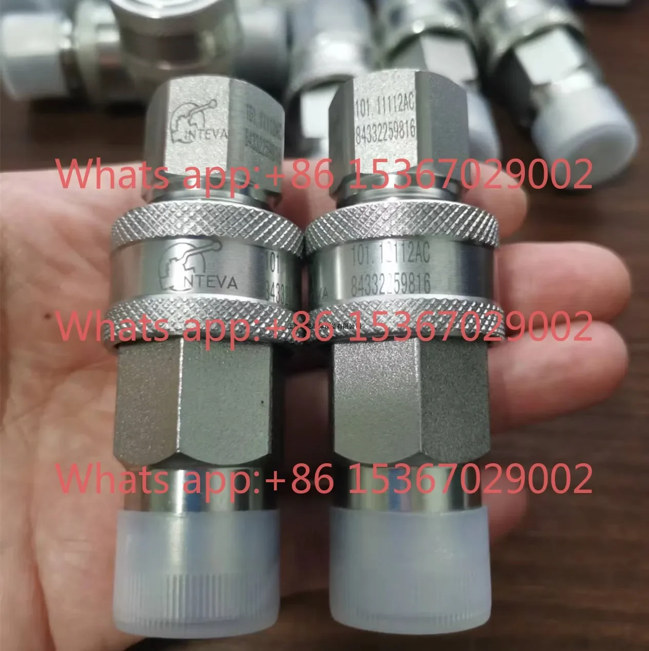 Hydraulic connector 101.12112AC quick change connector 101.1113AD Sanitation truck accessories 131