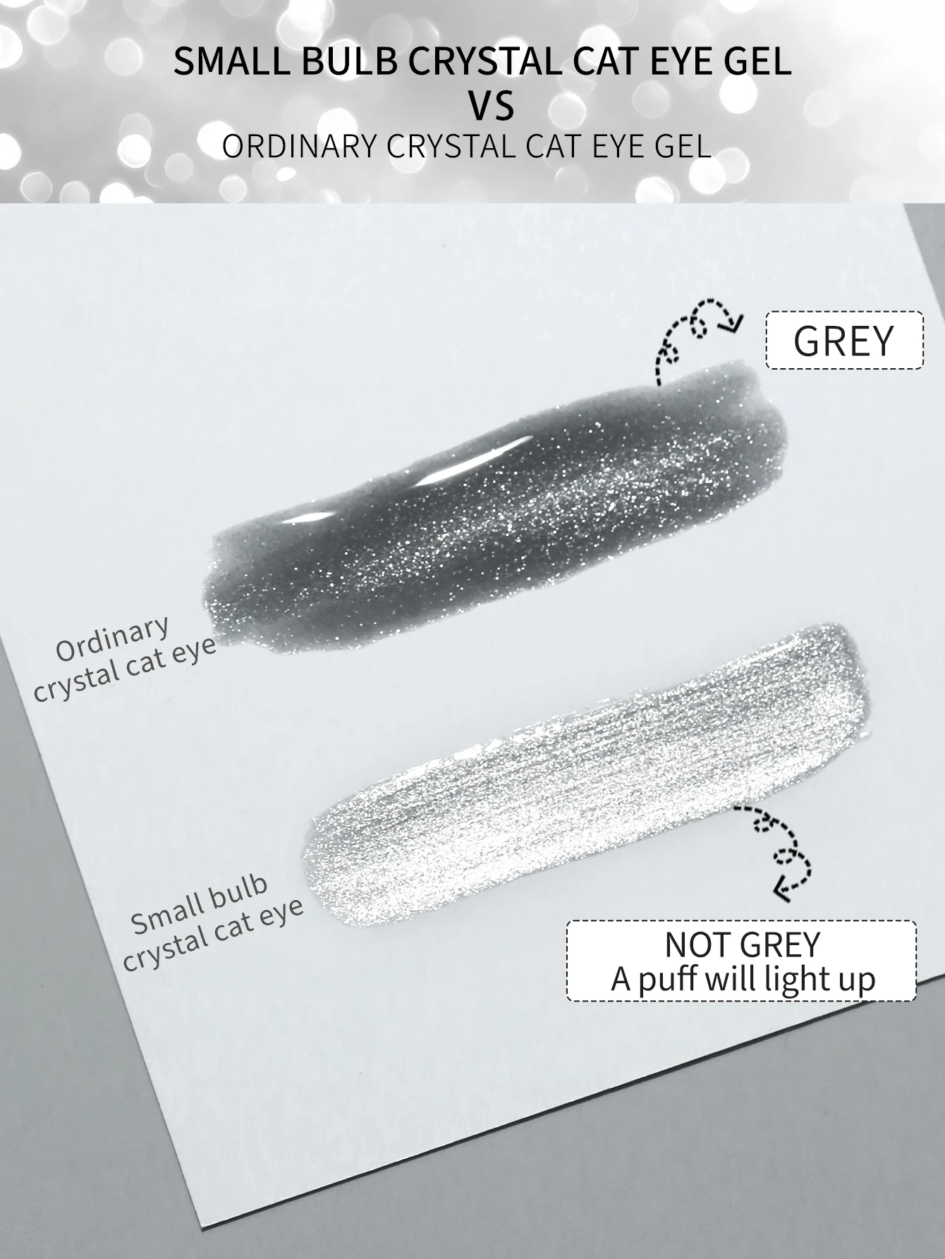 10 مللي عاكس الفضة القط المغناطيسي هلام طلاء الأظافر نقع قبالة الأشعة فوق البنفسجية بريق شبه دائم تألق المغناطيس مسمار الغراء الورنيش #3