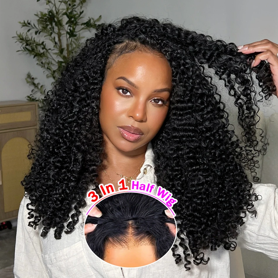 Half Wig Human Hair…