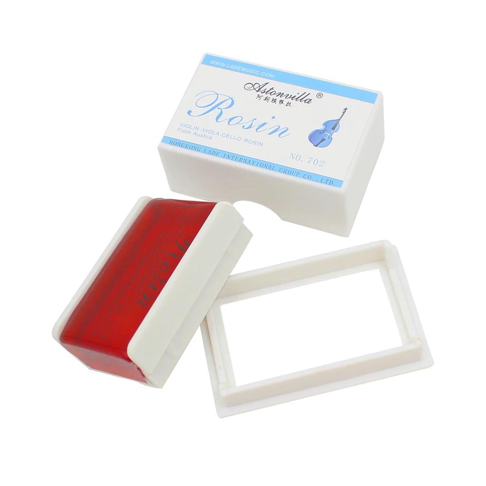 Villa Violin Rosin 702 - High Purity Universal Red Rosin with Plastic Case,  for Violin Viola Cello Bowed String Instrument - view 3