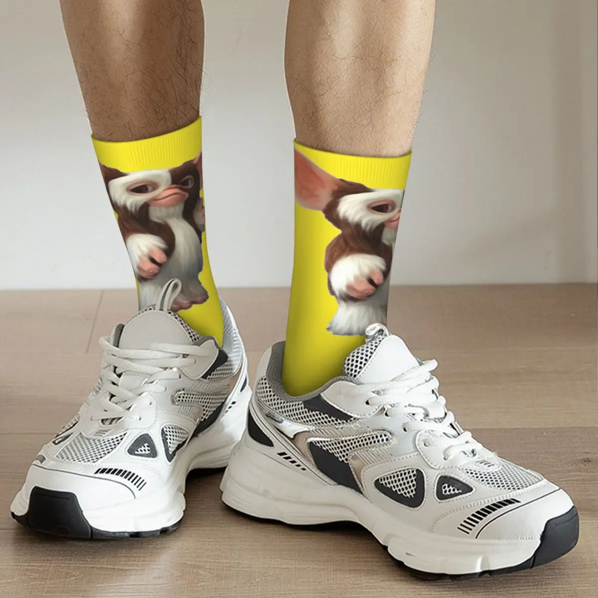 Gremlins Gizmo-Chaussettes unisexes, impression 3D, style de rue, style hip-hop, en magasin