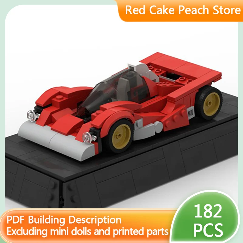 

Модель скоростного гоночного автомобиля MOC, строительные кирпичи, классический гонщик на выносливость, модульная технология, детские праздничные подарки, сборные игрушки, костюм