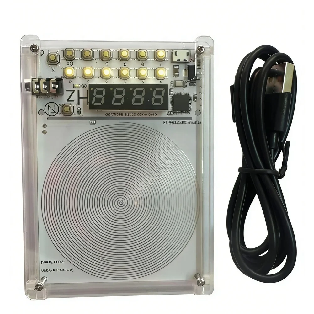 Compact Signal Generator Offering 0.01Hz to 100000Hz Frequency Adjustment and Stable Pure Sine Wave for Testing