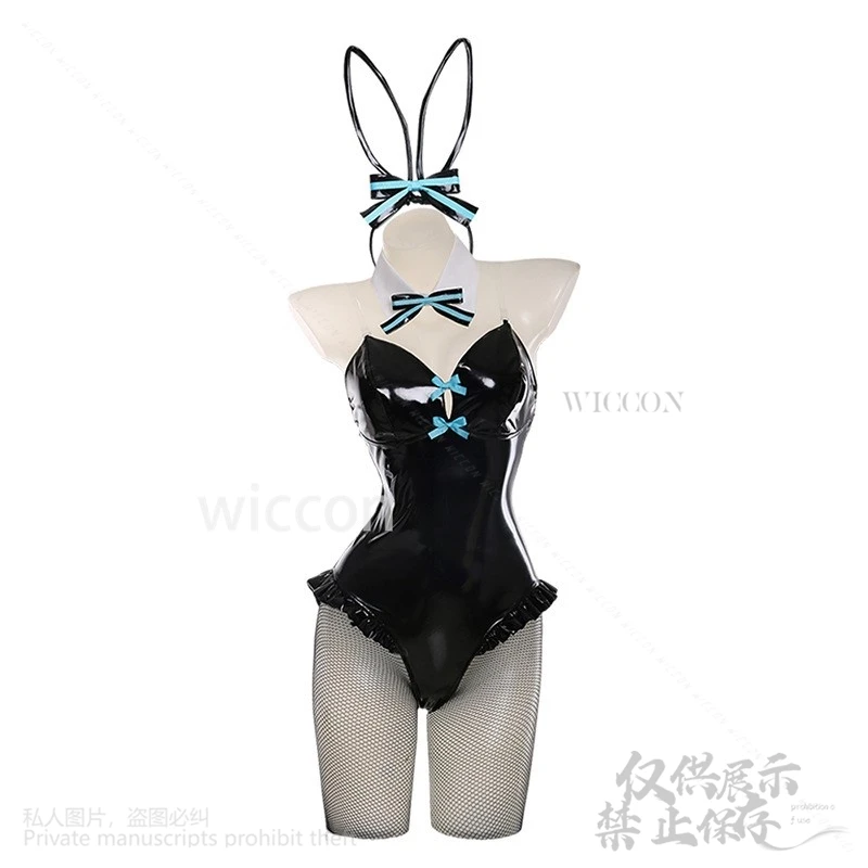Anime Mikkuu 16 주년 기념 코스프레 게임 프로젝트 Sekai Bunny Girl 유니폼 섹시한 점프 슈트 Cos For Halloween Christmas Customized